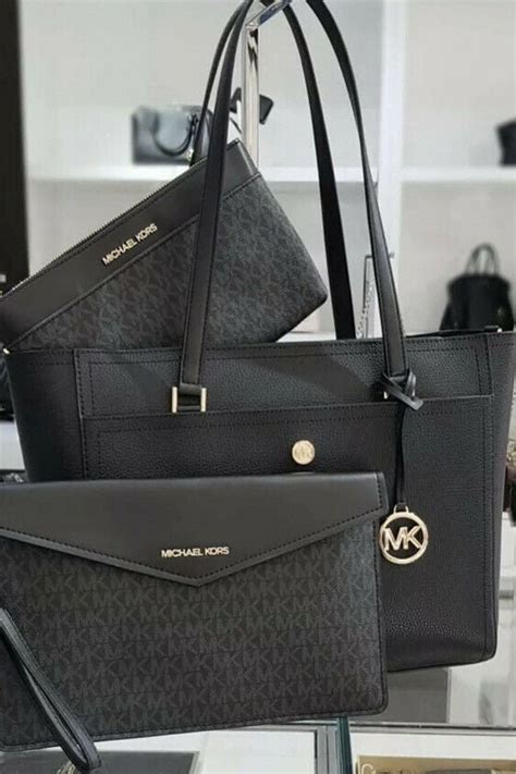 michael kors outlet maisie large logo 3-in-1 tote bag|Michael Kors leather tote.